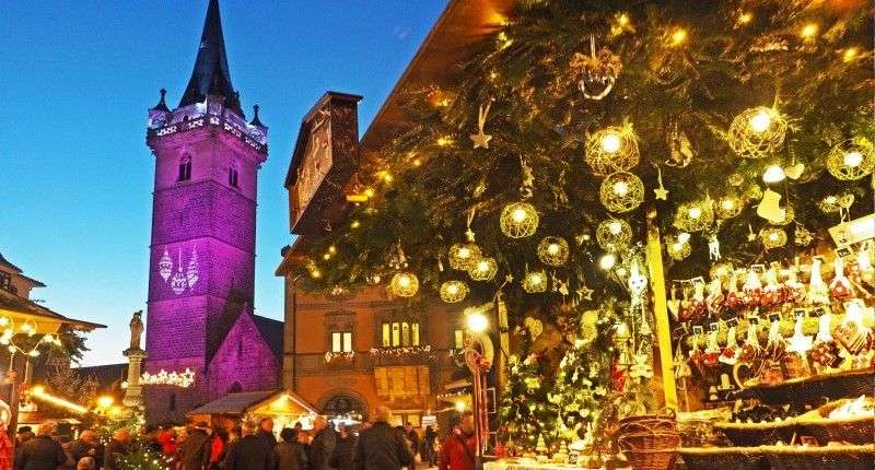 Ville Obernai, marché de noel